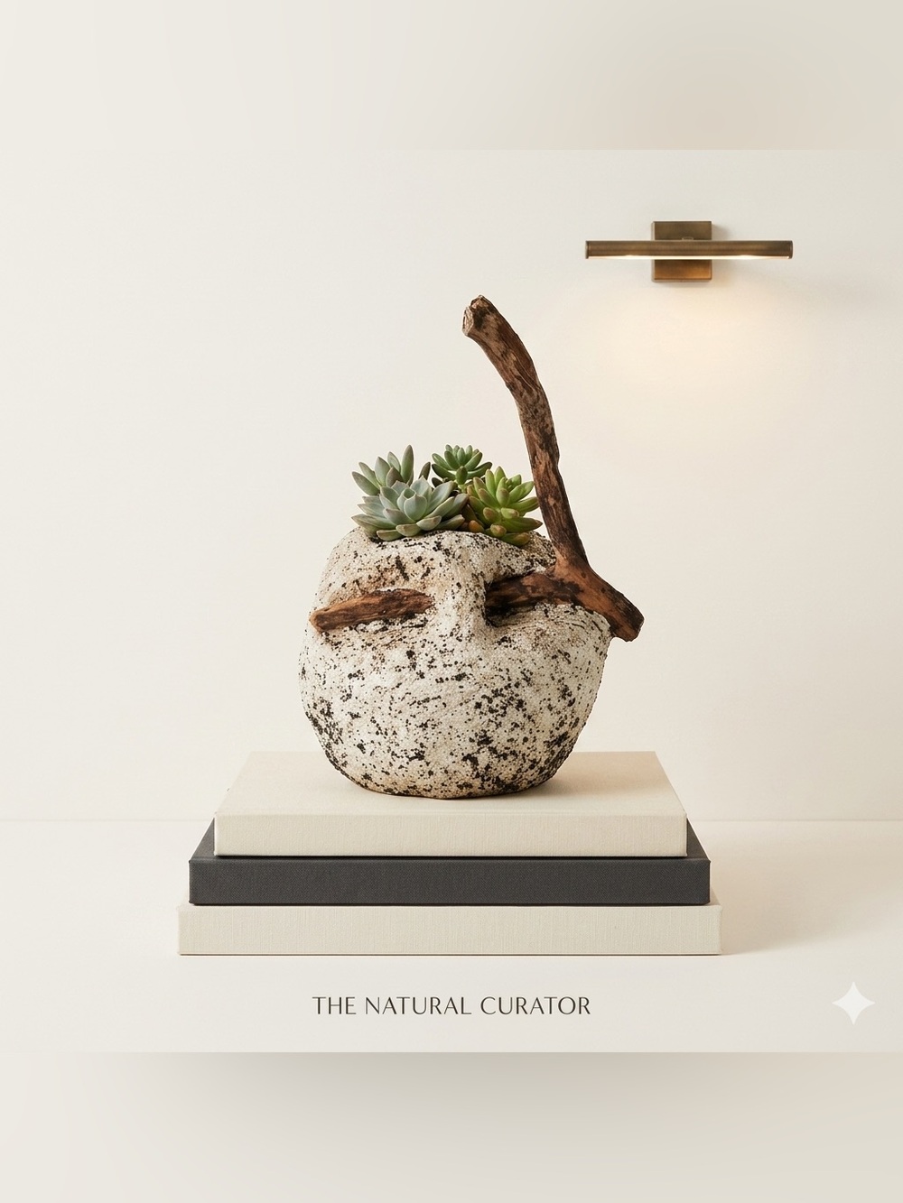 Bespoke Papier-Mache & Driftwood Art Sculpture | Unique Eco DecorDescriptionOne-